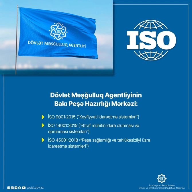 ƏƏSMN 12 beynəlxalq İSO sertifikatı əldə etdi — FOTOLAR ƏƏSMN 12 beynəlxalq İSO sertifikatı əldə etdi — FOTOLAR
