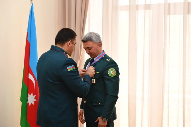 DSX rəisi idmançıları təltif etdi — FOTOLAR