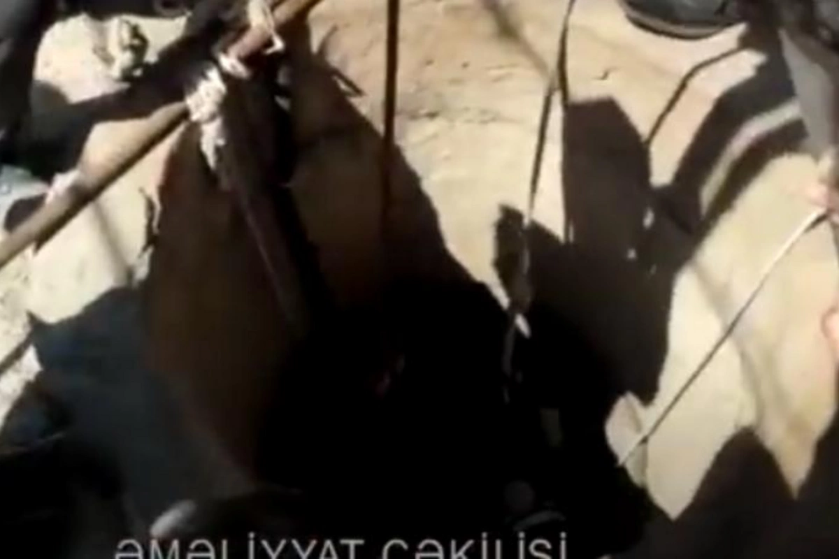 Masallıda su quyusuna düşən 50 yaşlı kişi xilas edildi — VİDEO