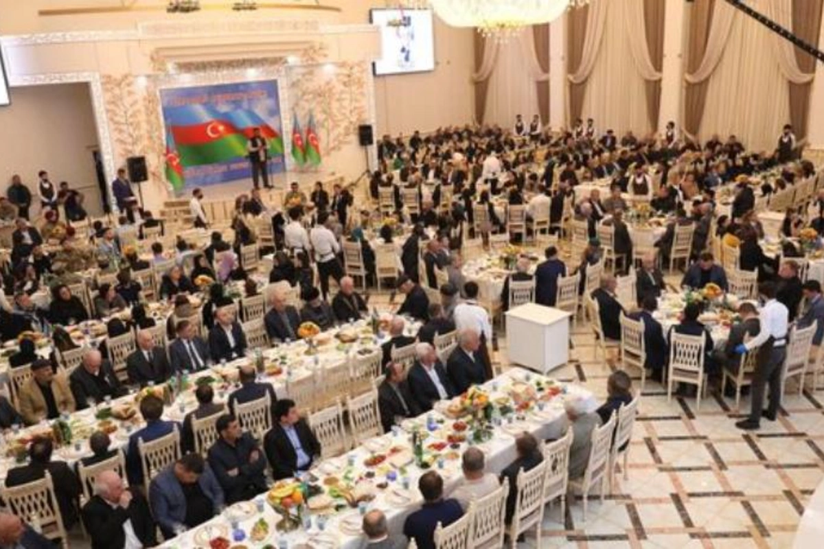 Abşeronda Qarabağ müharibəsi şəhidlərinin xatirəsinə və qazilər üçün iftar süfrəsi açıldı — FOTOLAR