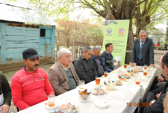 Mina qurbanlarına və onların ailələrinə kiçik biznesin yaradılmasında dəstək göstərilir — FOTO