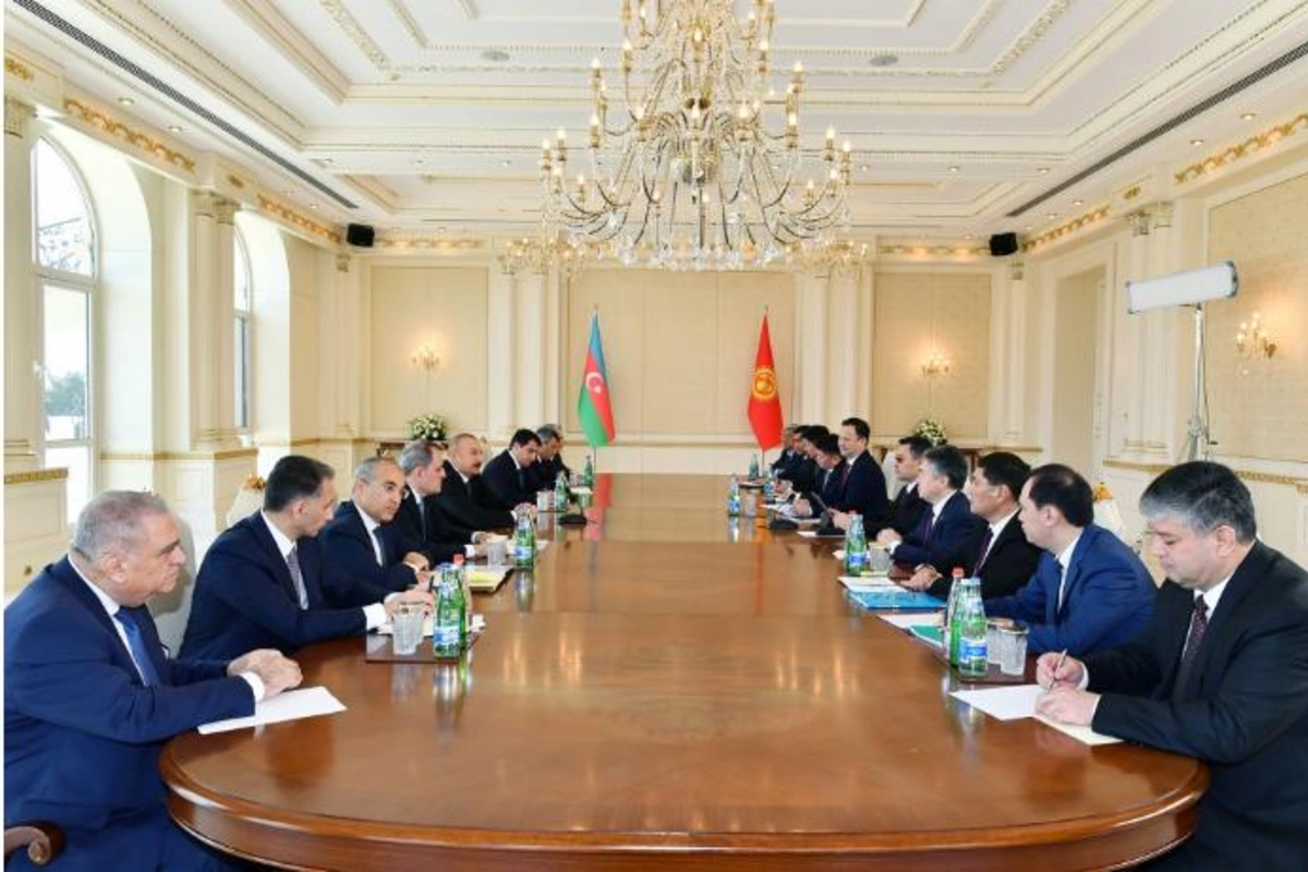 Azərbaycan və Qırğızıstan prezidentlərinin geniş tərkibdə görüşü keçirildi — YENİLƏNİB