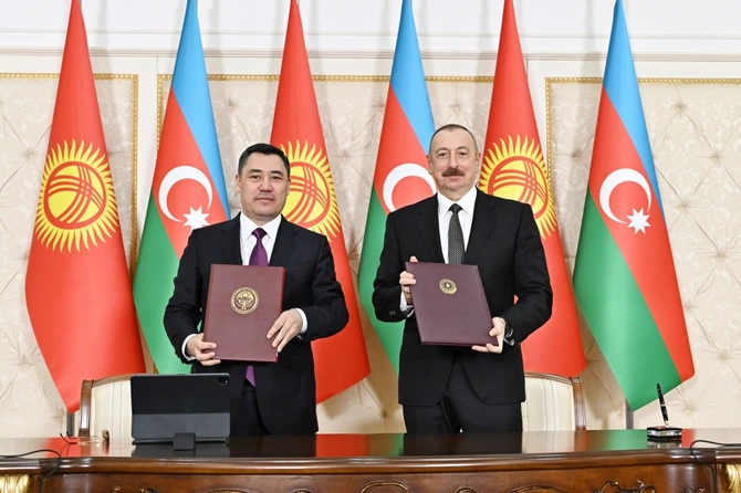 Azərbaycan-Qırğızıstan sənədləri imzalandı — YENİLƏNİB Azərbaycan-Qırğızıstan sənədləri imzalandı — YENİLƏNİB
