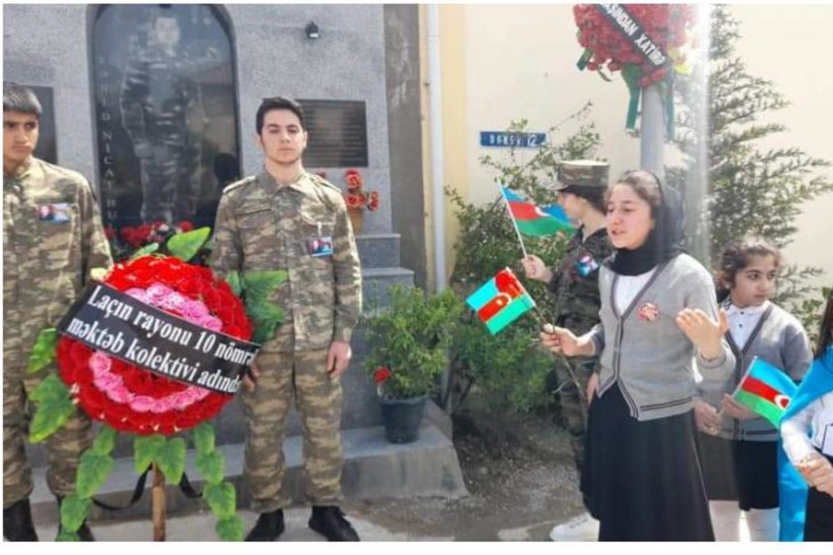 Şəhid Nicat Abdullayevin xatirəsi anıldı — FOTOLAR