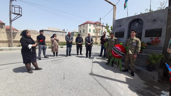 Şəhid Nicat Abdullayevin xatirəsi anıldı — FOTOLAR Şəhid Nicat Abdullayevin xatirəsi anıldı — FOTOLAR