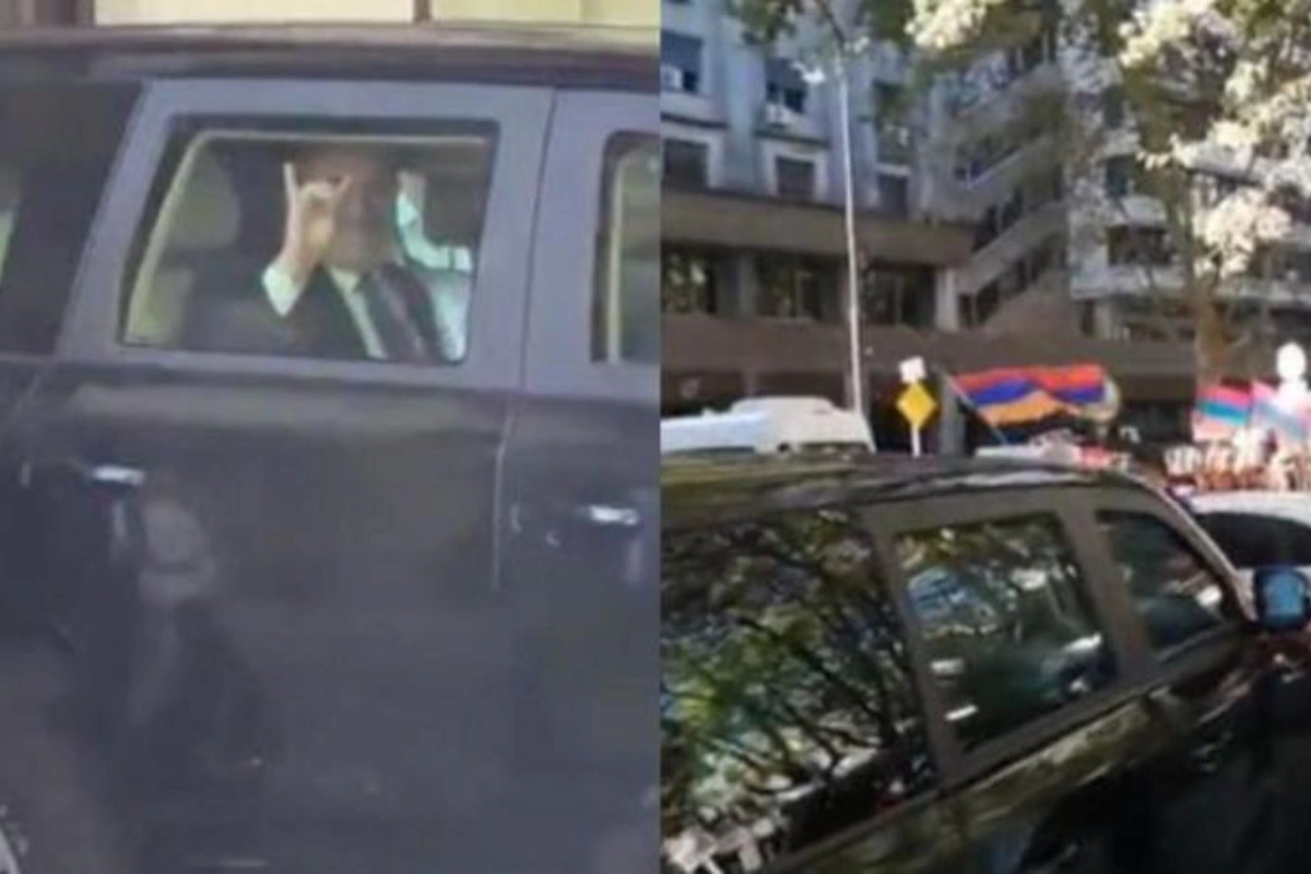Çavuşoğlu Türkiyəyə qarşı aksiya keçirən ermənilərə belə cavab verdi — VİDEO