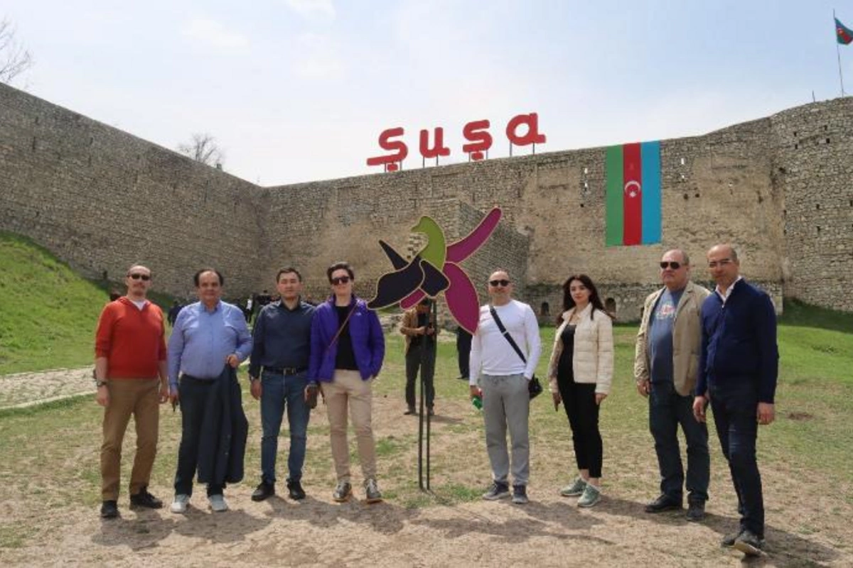 Qazaxıstan KİV və ictimaiyyət nümayəndələri Şuşada olublar — FOTO