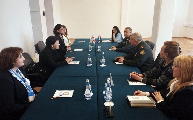 General Hikmət Həsənov Hərbi Akademiyada üzə çıxdı — FOTO