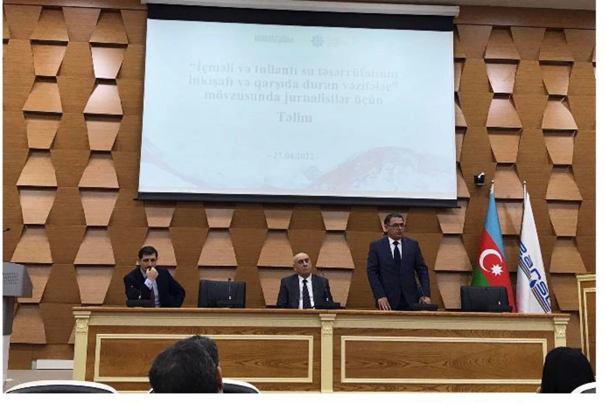 “Azərsu” və MEDİA jurnalistlər üçün təlim keçirir — FOTO