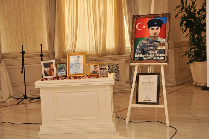 Xırdalan şəhidlərinin mövlud günləri qeyd olundu — FOTOLAR
