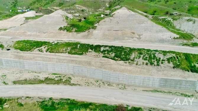 Xudafərin-Qubadlı-Laçın avtomobil yolunun tikintisi davam edir — FOTOLAR