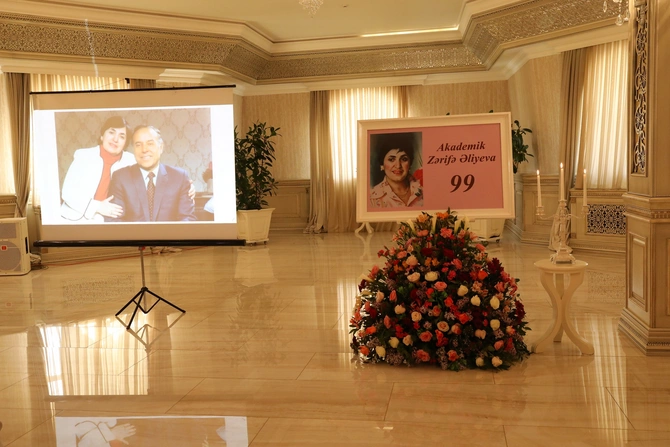 Abşeronda akademik Zərifə xanım Əliyevanın anadan olmasının 99 illiyi qeyd edildi — FOTOLAR