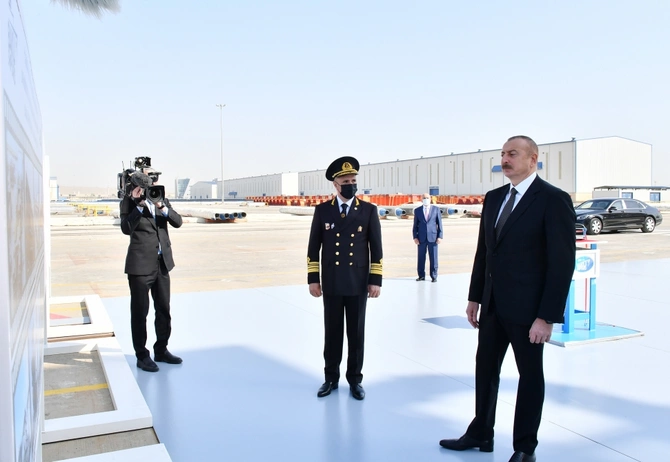 Prezident “Zərifə Əliyeva” gəmi-bərəsinin istismara verilməsi mərasimində — YENİLƏNİB