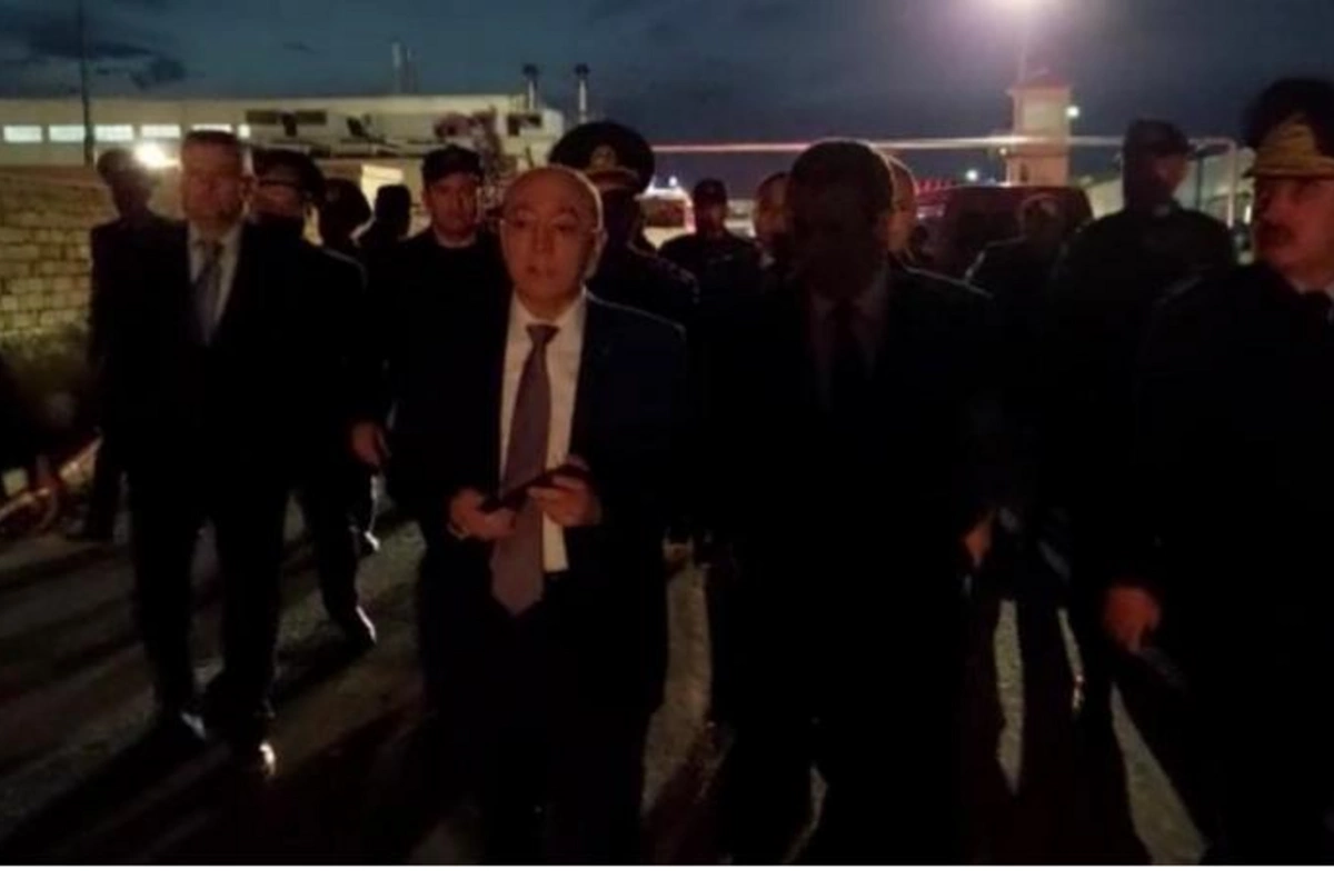 Azərsun Sənaye Parkı”nda yanğın davam edir — Nazir hadisə yerində (VİDEO)