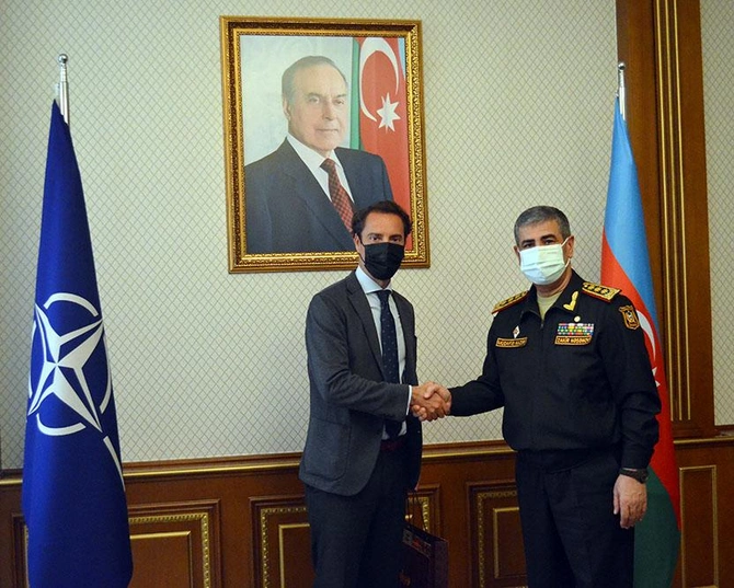Zakir Həsənov NATO-nun xüsusi nümayəndəsi ilə görüşdü — FOTO