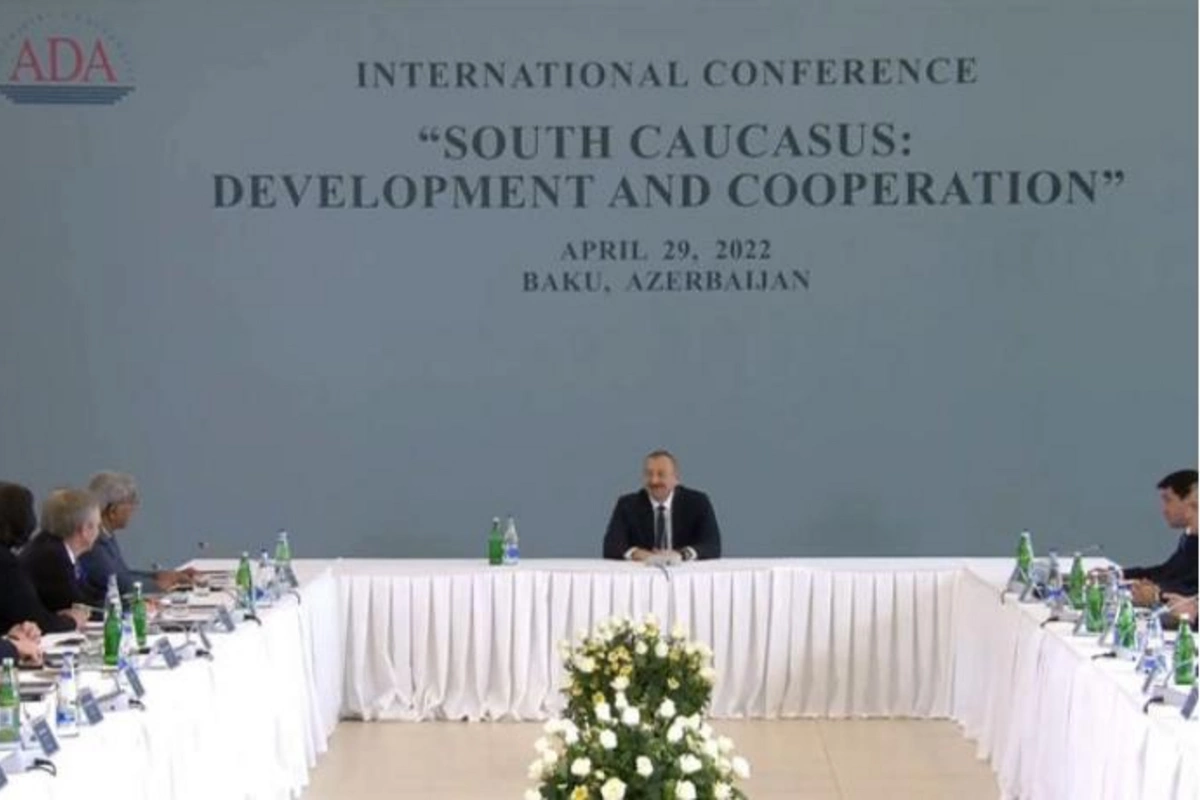 İlham Əliyev Bakıda keçirilən beynəlxalq konfransda iştirak etdi — YENİLƏNİB