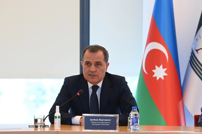Ceyhun Bayramov Bakıdakı beynəlxalq konfransda iştirak etdi — FOTOLAR Ceyhun Bayramov Bakıdakı beynəlxalq konfransda iştirak etdi — FOTOLAR
