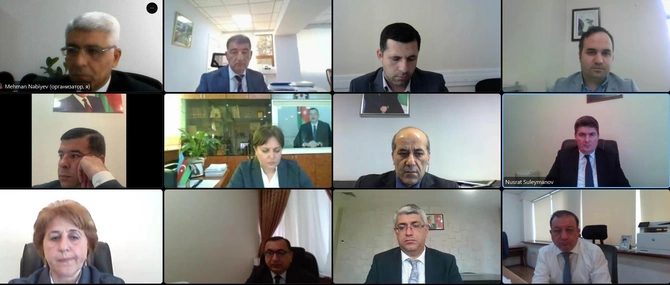 Ekoloji məsələlər üzrə İşçi Qrupun iclası keçirildi