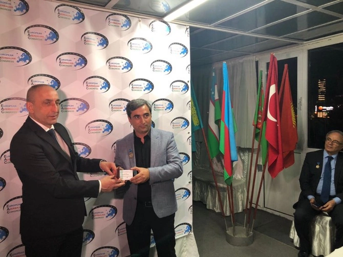 Avropa Azərbaycanlıları Konqresi Bakıda bu şəxsləri təltif etdi — SİYAHI (FOTOLAR)