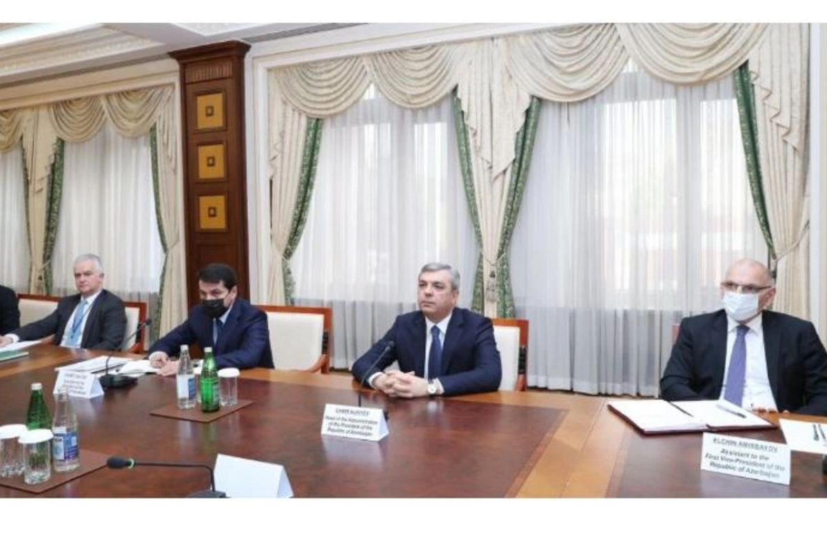 Samir Nuriyev Fransa şirkətlərinin nümayəndələri ilə görüşdü — FOTO