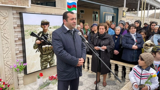Əfsanəvi şəhid komandirin doğum günü qeyd edildi — FOTOLAR