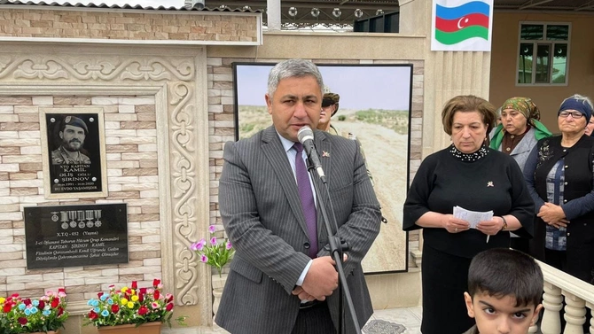 Əfsanəvi şəhid komandirin doğum günü qeyd edildi — FOTOLAR