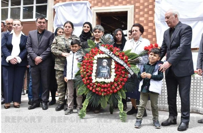 Bakıda şəhid jurnalist Məhərrəm İbrahimovun xatirəsi əbədiləşdirildi — FOTOLAR