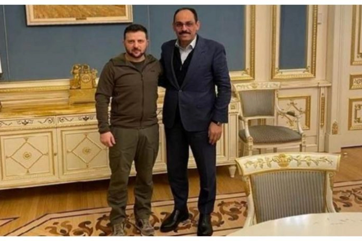 Ərdoğanın sözçüsü Kiyevdə Zelenski ilə görüşdü