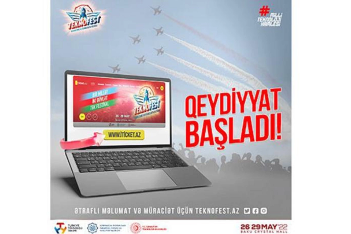 “TEKNOFEST Azərbaycan” festivalı ziyarətçi qeydiyyatına start verir