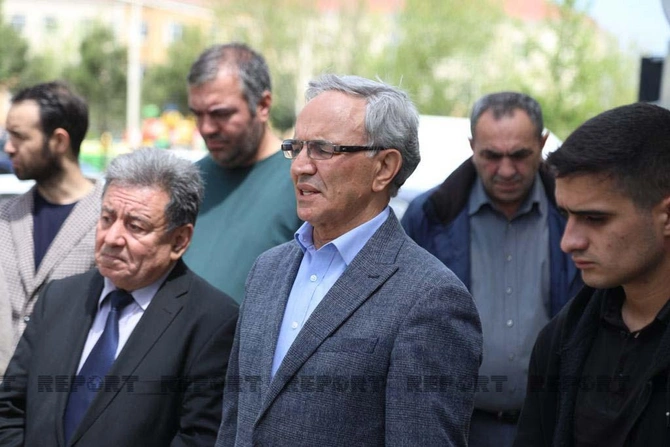 Məzahir Süleymanzadə dəfn olundu — FOTOLAR