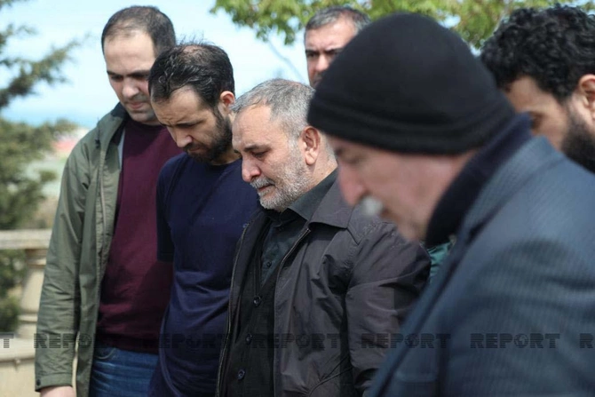Məzahir Süleymanzadə dəfn olundu — FOTOLAR