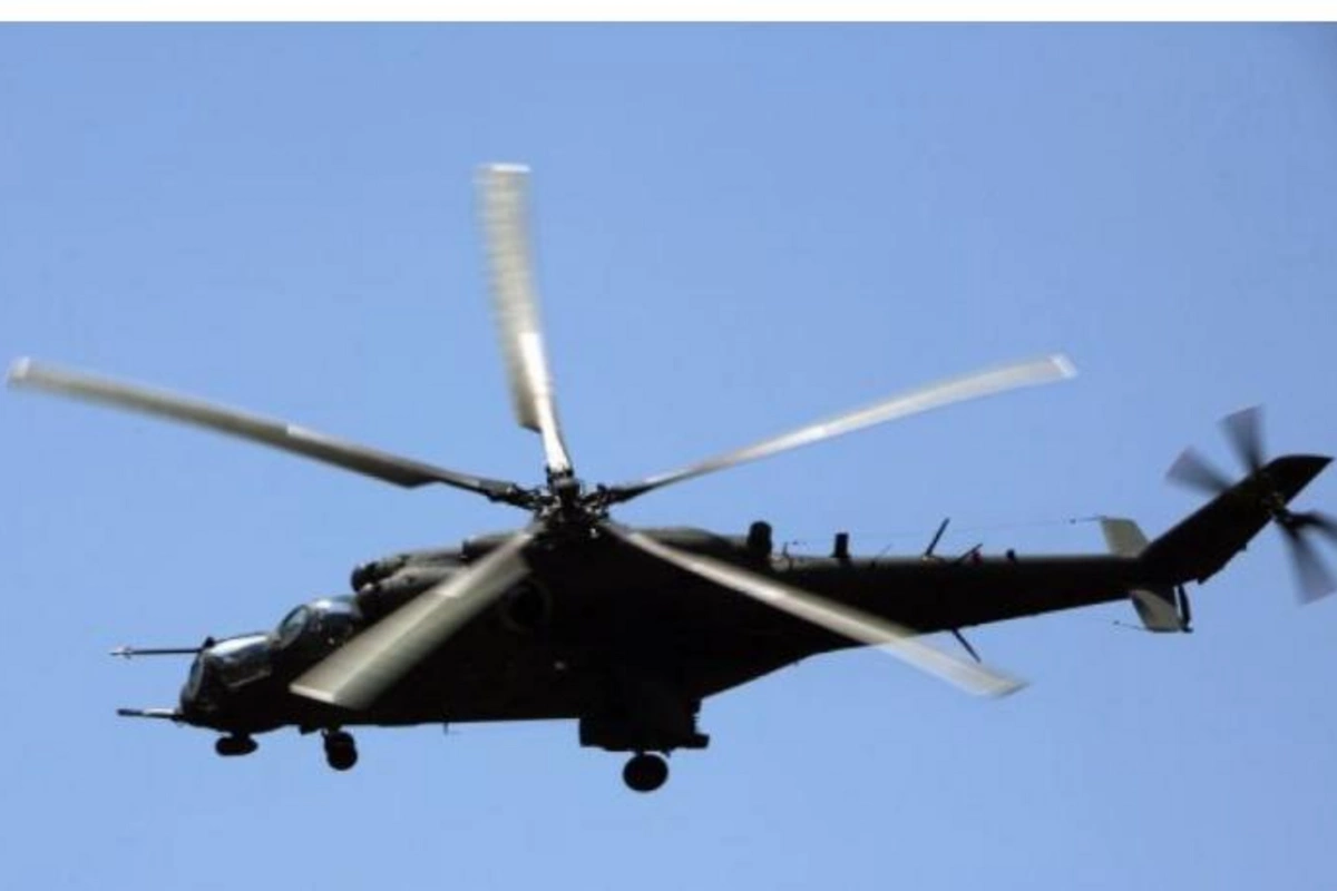 Rusiya helikopteri vuruldu