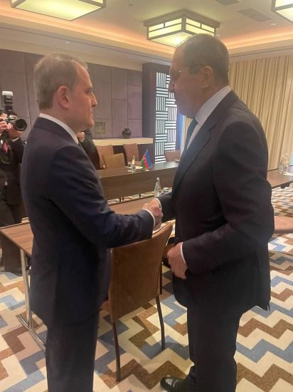Azərbaycan və Rusiya XİN başçıları görüşdülər — FOTO
