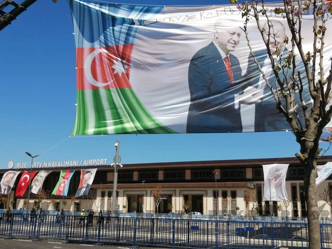 Azərbaycan Prezidentinin Türkiyədə açılışında iştirak edəcəyi hava limanından FOTOREPORTAJ