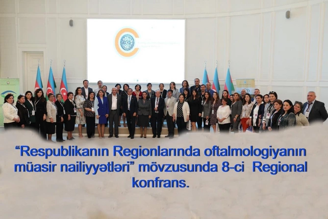 “Respublikanın regionlarında oftalmologiyanın müasir nailiyyətləri” mövzusunda konfrans keçirildi — FOTOLAR “Respublikanın regionlarında oftalmologiyanın müasir nailiyyətləri” mövzusunda konfrans keçirildi — FOTOLAR