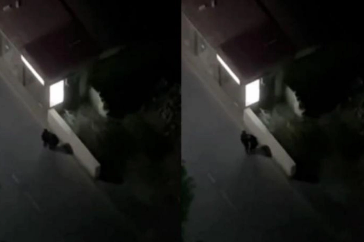 Azərbaycanda gecə küçədə döyülən qadının fəryadı: “Vurma, başım partladı” — VİDEO