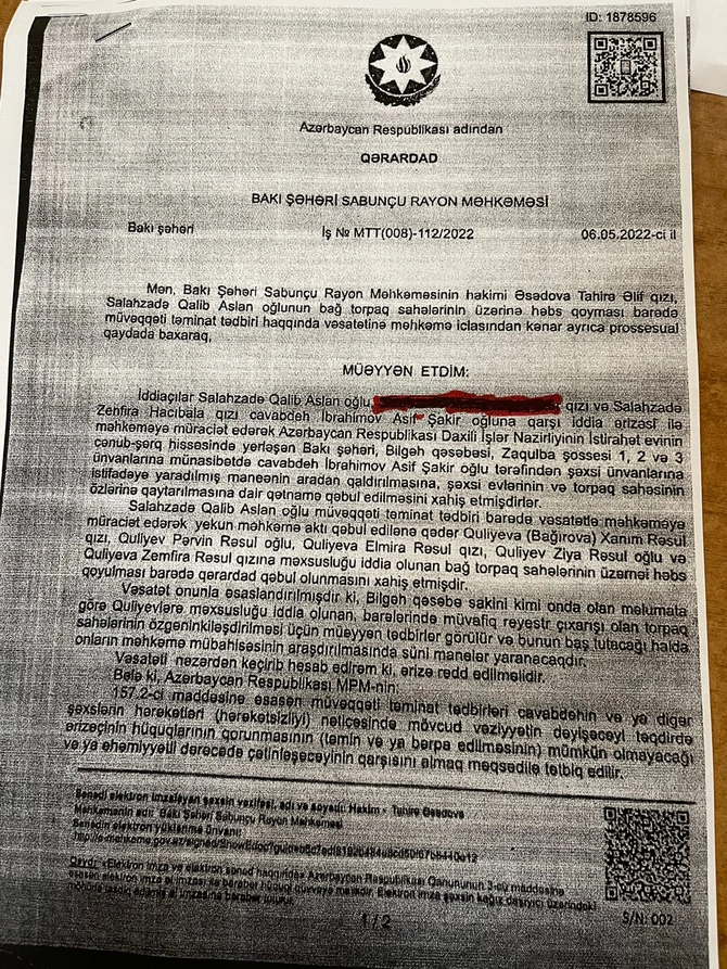 Şeyxin qudasının partiya sədrinə qarşı iddiası rədd edildi — MƏHKƏMƏ İŞİ (FOTOLAR)