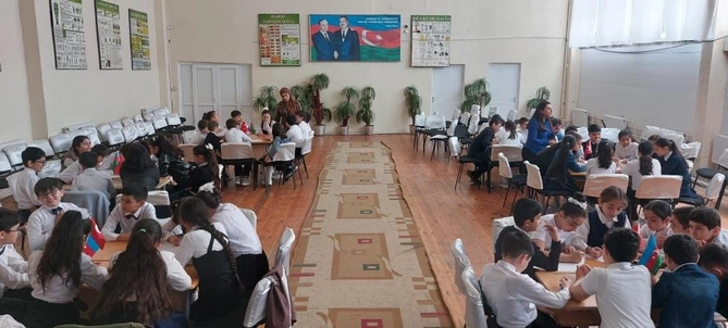 Abşeron məktəblərində “Mənim ailədə vəzifələrim” mövzusunda “Ailə həftəsi” keçirilir — FOTOLAR