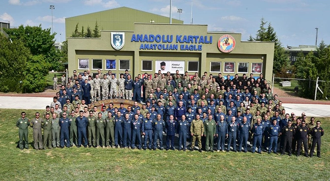 Anatolian Phoenix-2022” təliminə hazırlıq brifinqi təqdim olundu — FOTOLAR