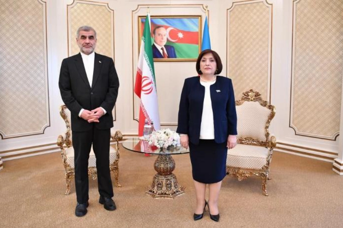 Sahibə Qafarova İran parlamenti sədrinin müavini ilə görüşdü