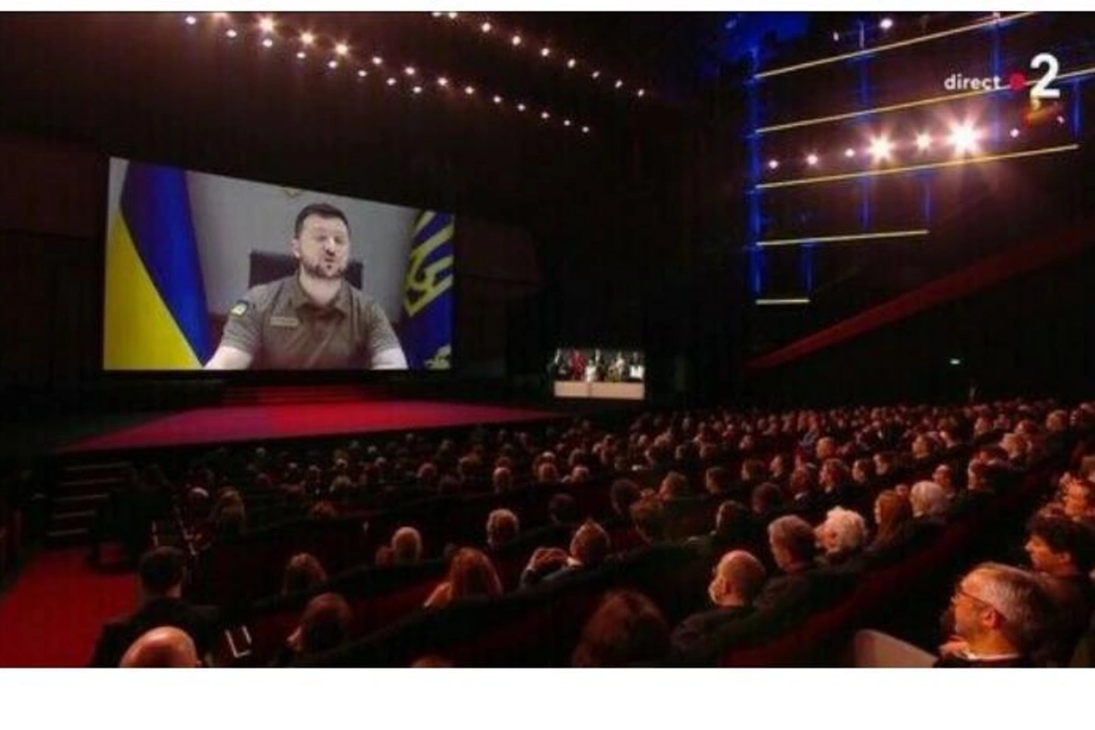 Zelenski Kann Film Festivalının iştirakçılarına müraciət etdi