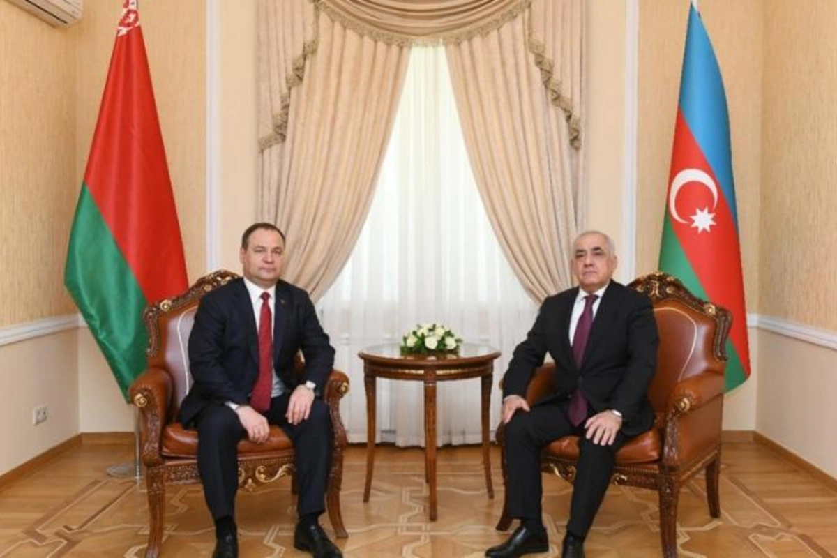 Azərbaycan və Belarus hökumət başçıları arasında görüş keçirildi — FOTOLAR