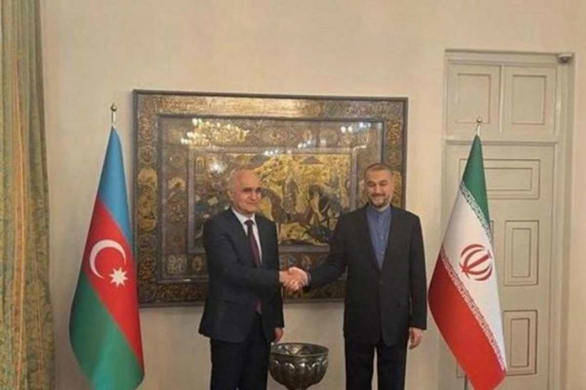 Şahin Mustafayev İranın xarici işlər naziri ilə görüşdü — FOTO