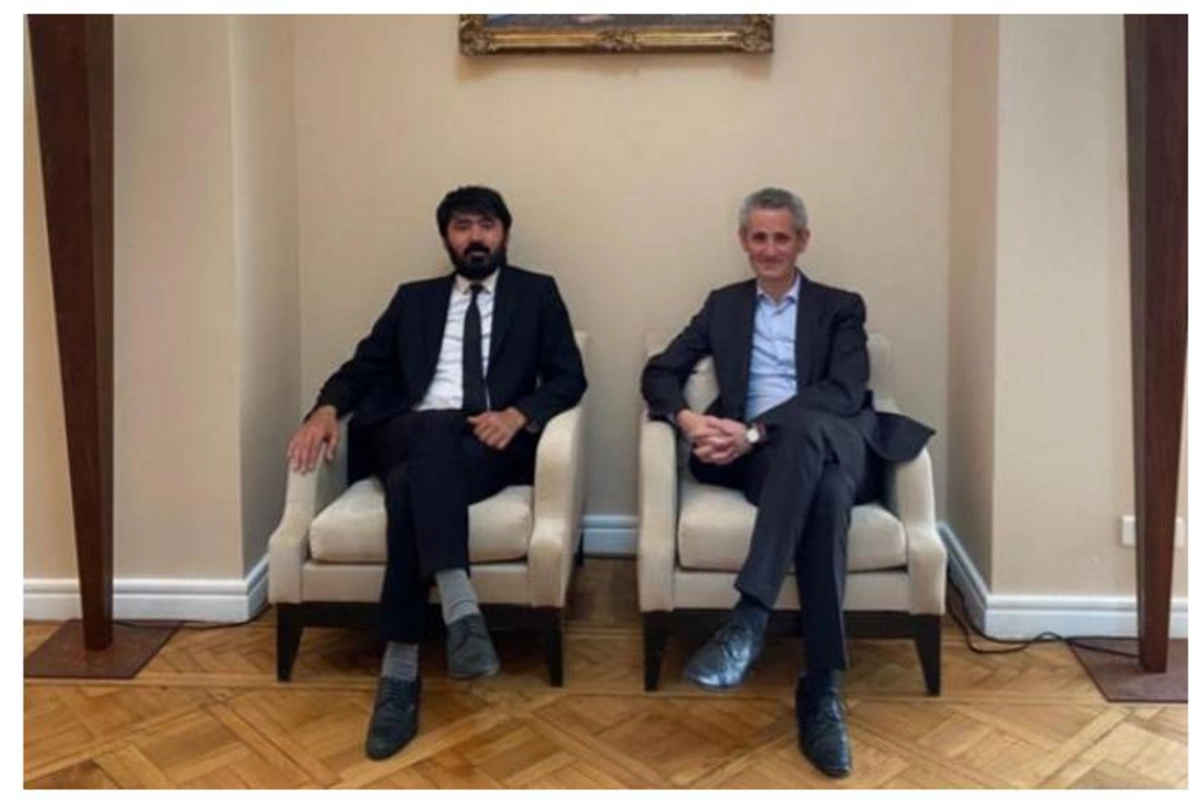 Fransa səfiri yazıçı Kəramət Böyükçöllə görüşüb — FOTO