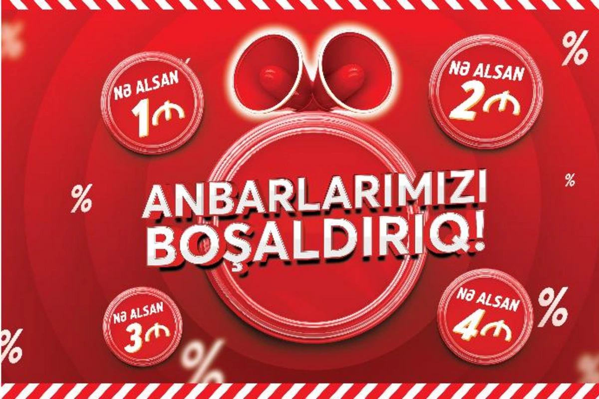 Al Market Mağazalar şəbəkəsi “Anbarları Boşaldır”! — FOTOLAR