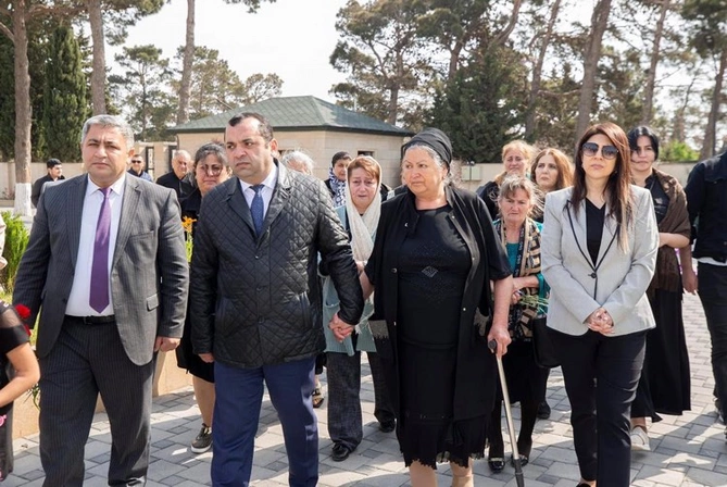 Şəhid Təbriz İbrahimovun məzarı ziyarət olundu — FOTOLAR