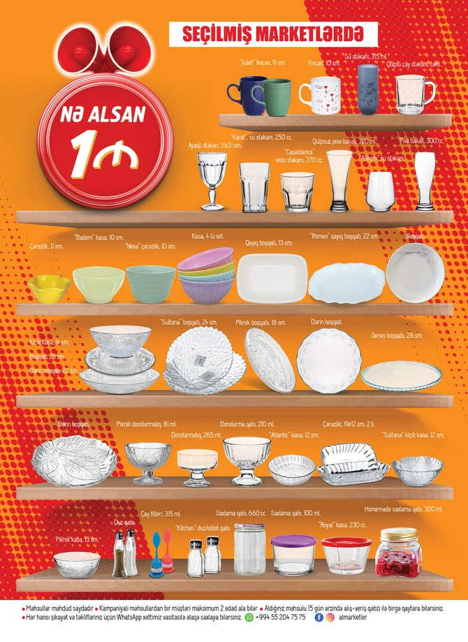 Al Market Mağazalar şəbəkəsi “Anbarları Boşaldır”! — FOTOLAR