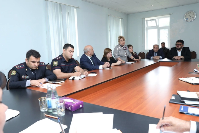 Novxanıda narkotik vasitələrlə mübarizə ilə bağlı “dəyirmi masa” keçirildi — FOTOLAR
