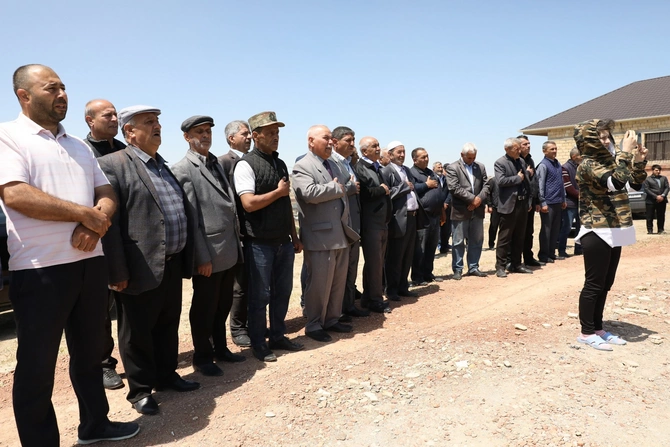 Qobuda şəhidin xatirəsinə Abidə Bulaq Kompleksi istifadəyə verildi — FOTOLAR
