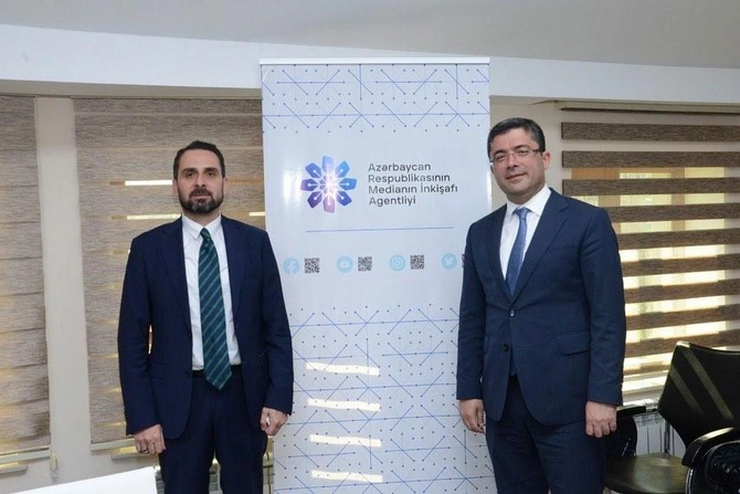 Medianın İnkişafı Agentliyində “Albayrak Media Group”unun rəhbərliyi ilə görüş keçirilib — FOTOLAR Medianın İnkişafı Agentliyində “Albayrak Media Group”unun rəhbərliyi ilə görüş keçirilib — FOTOLAR